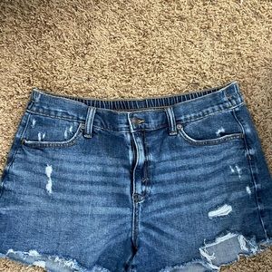 aerie denim shorts